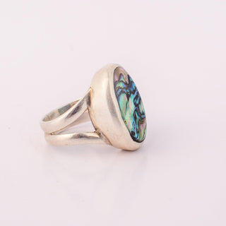 Silver Ring Mother of Pearl ring
