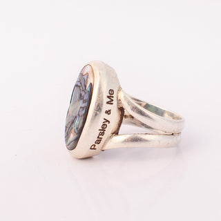 Silver Ring Mother of Pearl ring