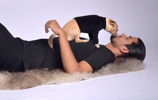 Velura Dog Sweater Black / Extra small
