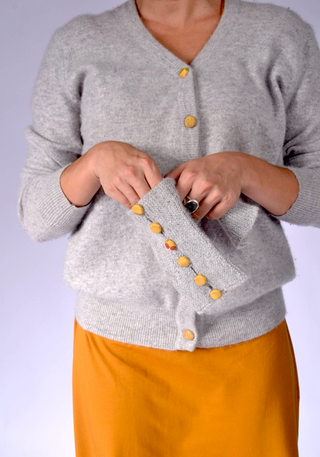 Wristguard with Fabric Buttons