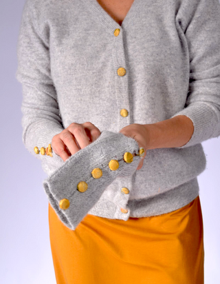 Wristguard with Fabric Buttons