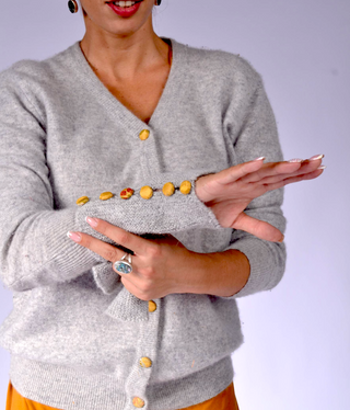 Wristguard with Fabric Buttons