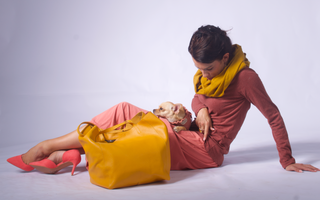 Yellow Tote Bag Yellow