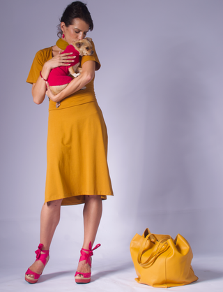 Yellow Tote Bag Yellow